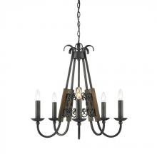 Golden 3281-5 BI - 5 Light Chandelier